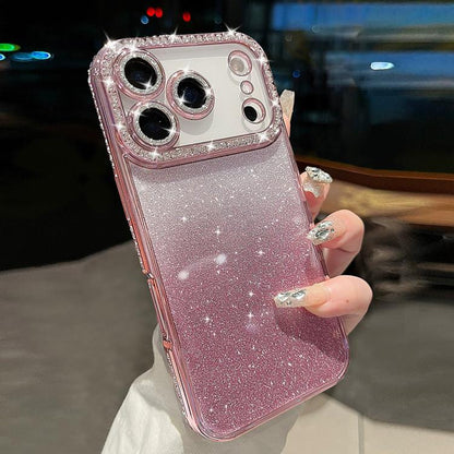 Diamond Gradient Glitter TPU Phone Case