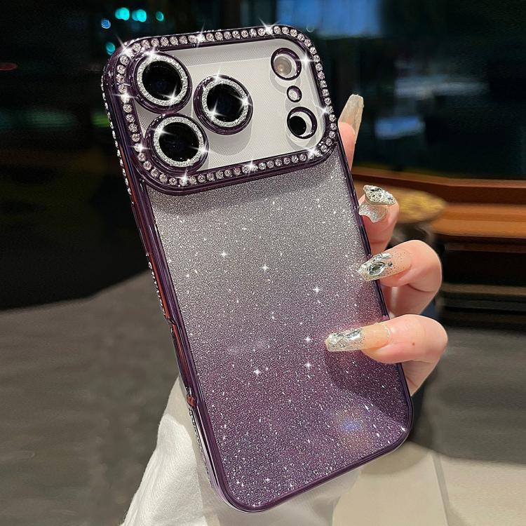 Diamond Gradient Glitter TPU Phone Case