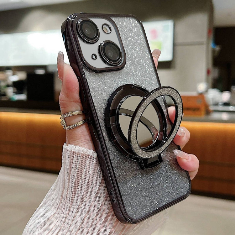 Plated Mirror Holder Gradient Glitter MagSafe Phone Case