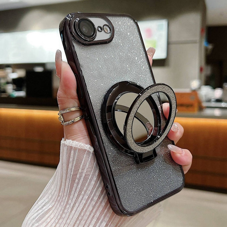 Plated Mirror Holder Gradient Glitter MagSafe Phone Case, For iPhone XS Max����������������������...