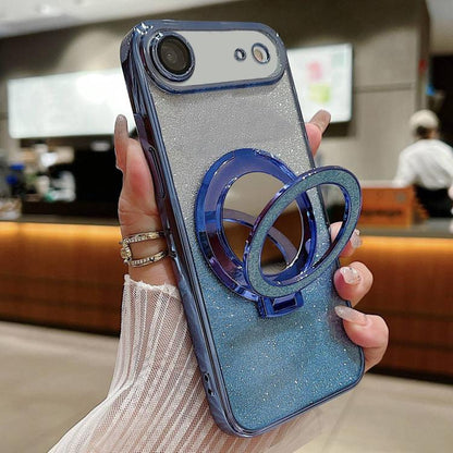 Plated Mirror Holder Gradient Glitter MagSafe Phone Case