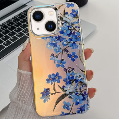 Electroplating Laser Flower Texture TPU Phone Case, For iPhone 13 Pro Max, For iPhone 13 Pro�����...