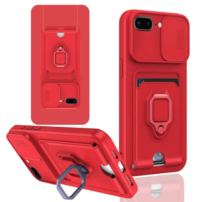 Sliding Camshield Magnetic Card Holder Silicone Phone Case, For iPhone 12, For iPhone 12 Pro Max�...