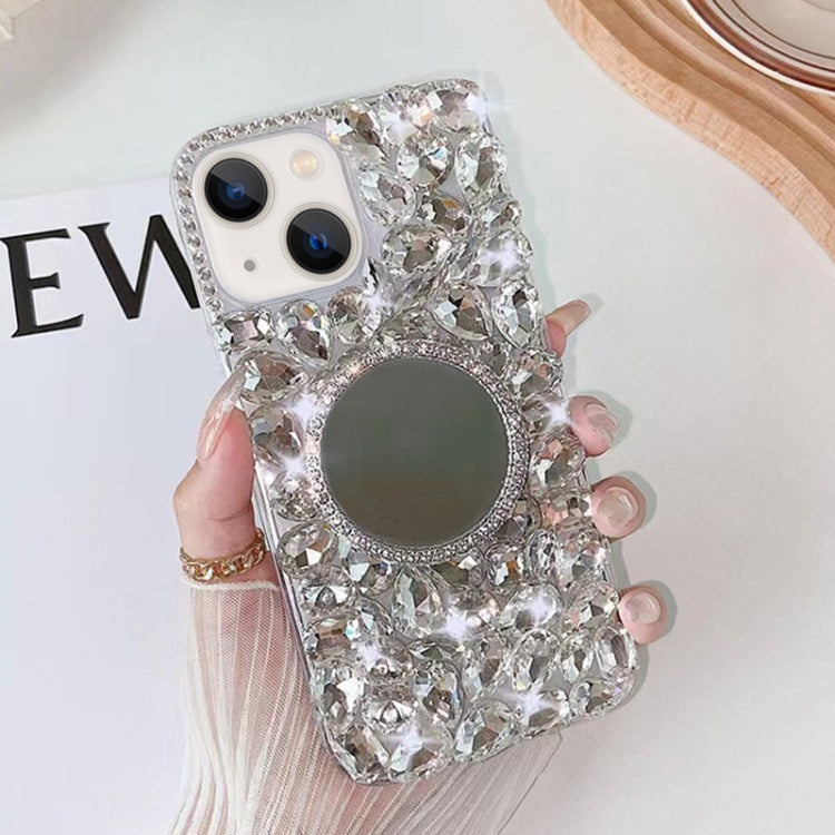 Mirror Handmade Bling Rhinestone PC Phone Case, For iPhone 16e, For iPhone 16 Pro Max������������...