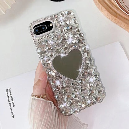 Mirror Handmade Bling Rhinestone PC Phone Case, For iPhone XR, For iPhone XS Max�����������������...