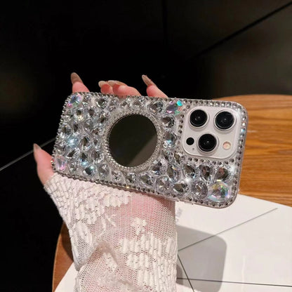 Mirror Handmade Bling Rhinestone PC Phone Case, For iPhone XR, For iPhone XS Max�����������������...