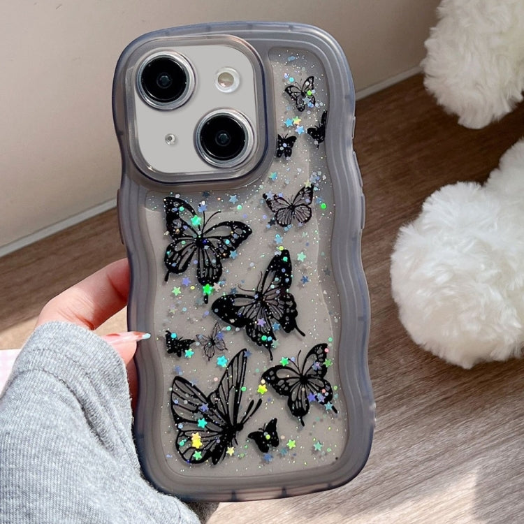 Wave Edge Butterfly TPU Hybrid PC Phone Case