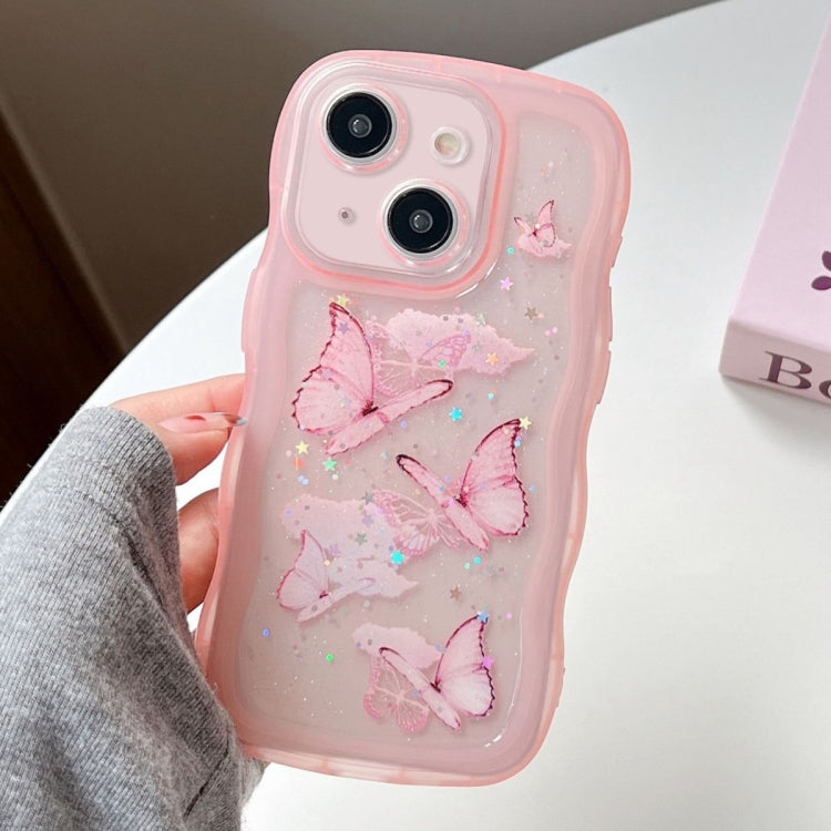 Wave Edge Butterfly TPU Hybrid PC Phone Case