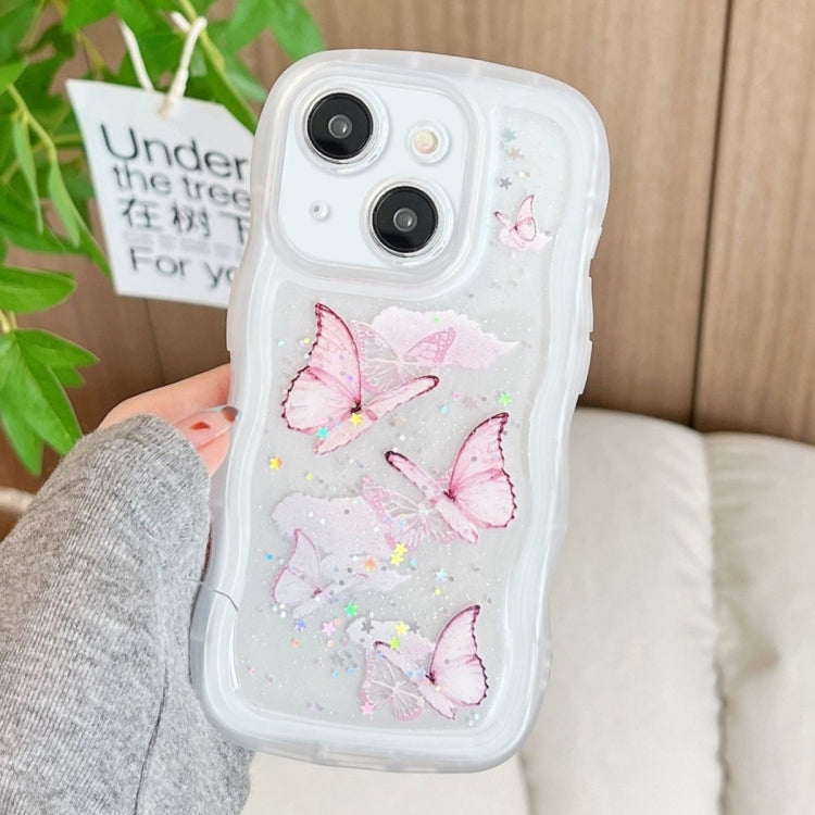 Wave Edge Butterfly TPU Hybrid PC Phone Case