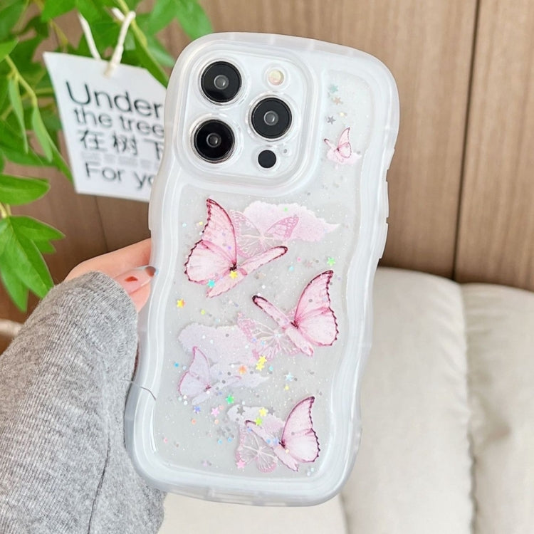 Wave Edge Butterfly TPU Hybrid PC Phone Case
