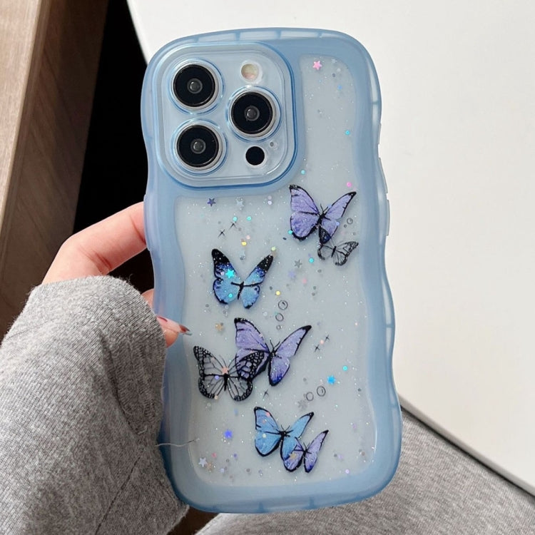 Wave Edge Butterfly TPU Hybrid PC Phone Case
