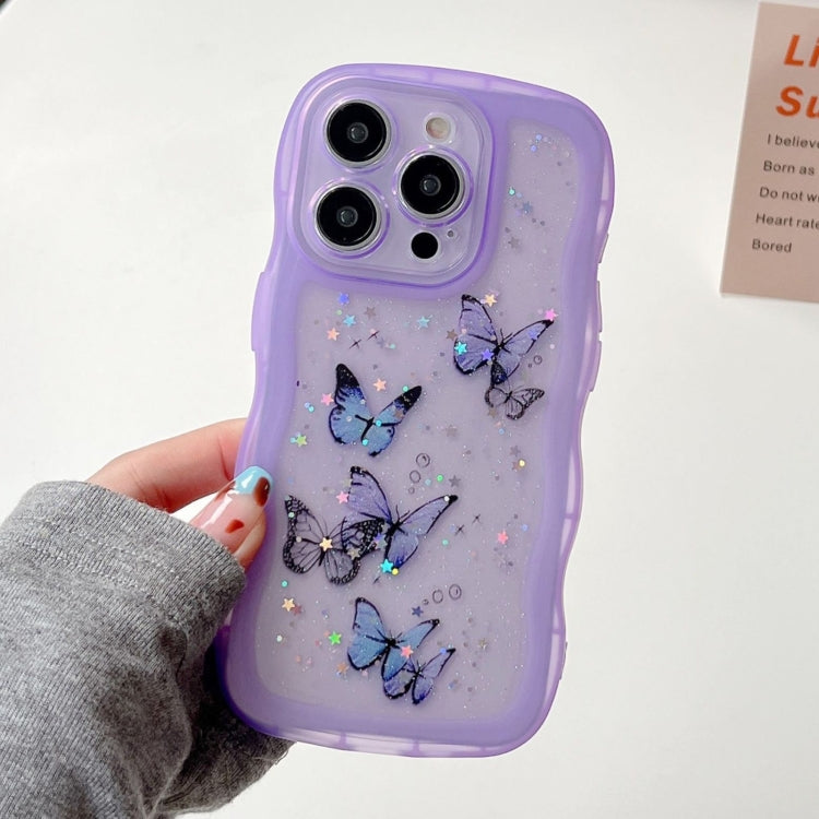 Wave Edge Butterfly TPU Hybrid PC Phone Case