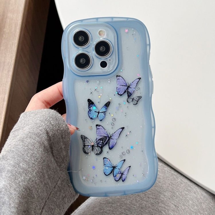 Wave Edge Butterfly TPU Hybrid PC Phone Case