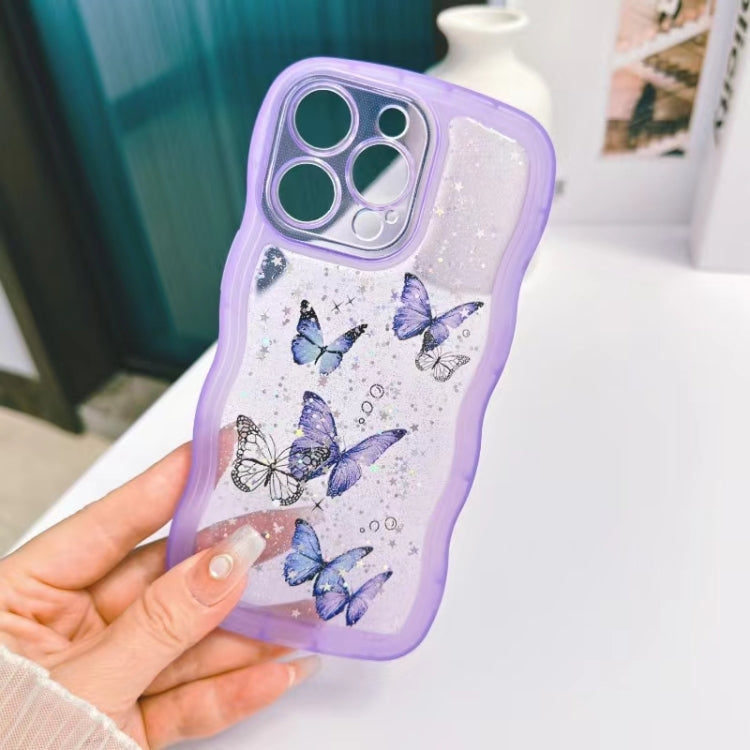 Wave Edge Butterfly TPU Hybrid PC Phone Case