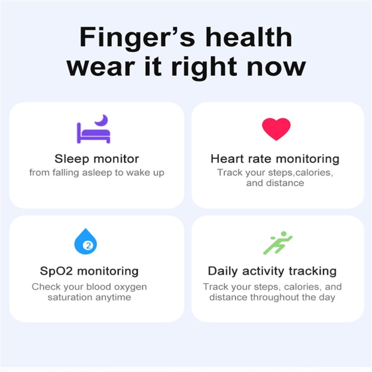 R03 SIZE 7 Smart Ring, Support Heart Rate / Blood Oxygen / Sleep / Multiple Sports Modes