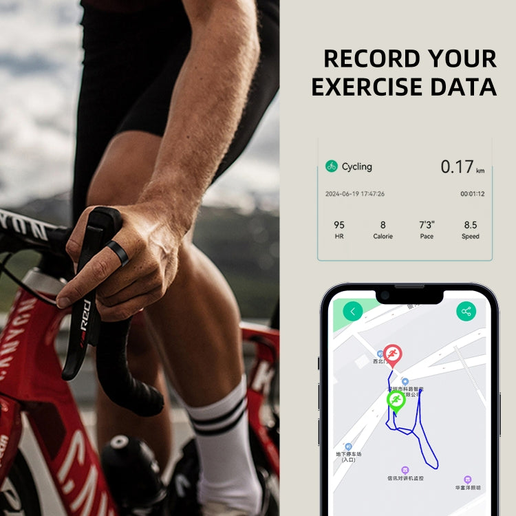 R11M SIZE 10 Smart Ring, Support Heart Rate / Blood Oxygen / Sleep / Multiple Sports Modes