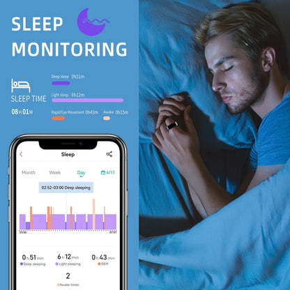 R11M SIZE 11 Smart Ring, Support Heart Rate / Blood Oxygen / Sleep / Multiple Sports Modes