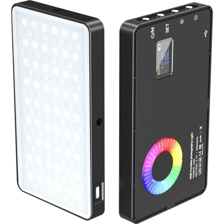 M1SE 12 Effects RGB Photography Lamp 0.96-inch TFT Screen Pocket Fill Light, M1SE