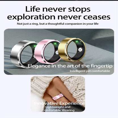 R5 SIZE 8 Smart Ring, Support Health Monitoring / Multiple Sports Modes