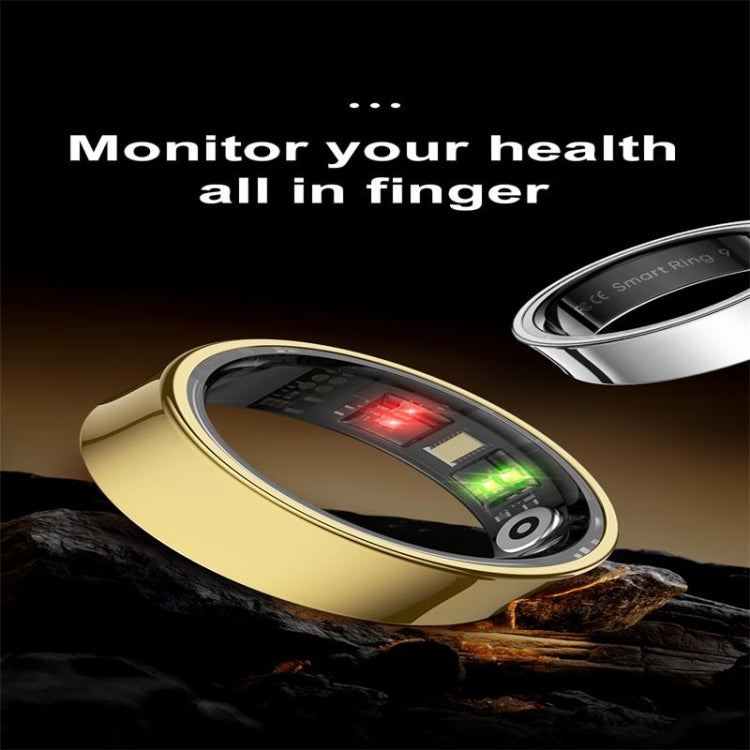 R09 SIZE 10 Smart Ring, Support Heart Rate / Blood Oxygen / Sleep Monitoring / Multiple Sports Modes