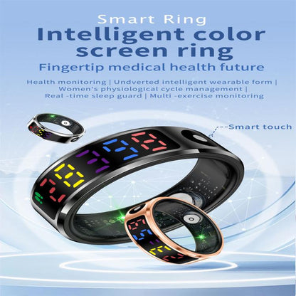 R12 SIZE 12 Smart Ring, Support Heart Rate / Blood Oxygen / Sleep / Multiple Sports Modes