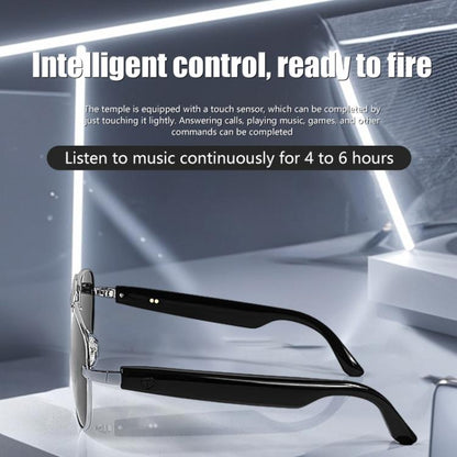 GS02 Smart Glasses, Support Voice Assistant / Bluetooth Call / Remote Control Photography