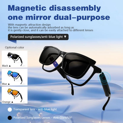 GS05 Smart Glasses, Support AI Smart Chip / Bluetooth Call / Remote Control Photography