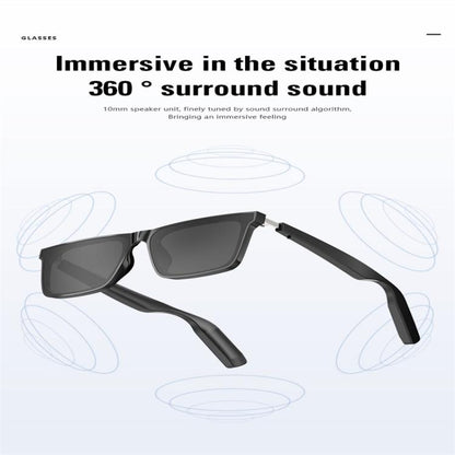 YJ008 Smart Glasses, Support AI Smart Chip / Outdoor Sports / Bluetooth Call