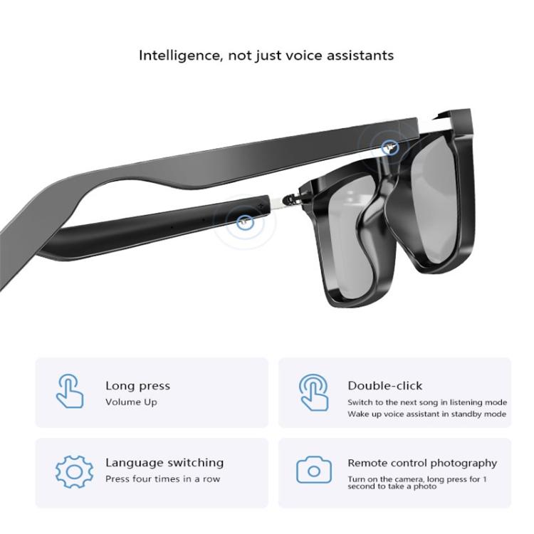 YJ008 Smart Glasses, Support AI Smart Chip / Outdoor Sports / Bluetooth Call