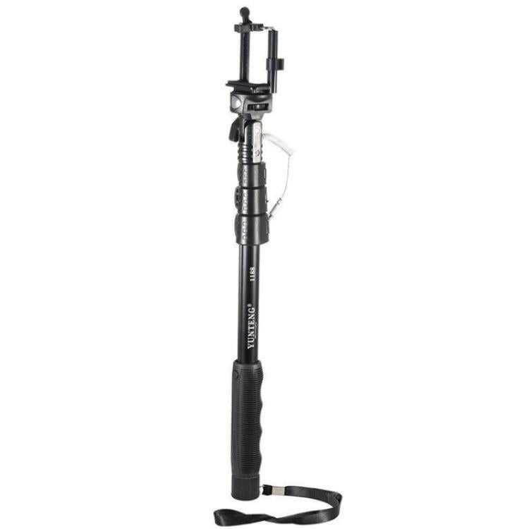 YUNTENG 1188 Retractable 3.5mm Wired Selfie Stick Monopod, YUNTENG 1188