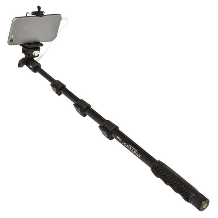 YUNTENG 1188 Retractable 3.5mm Wired Selfie Stick Monopod, YUNTENG 1188