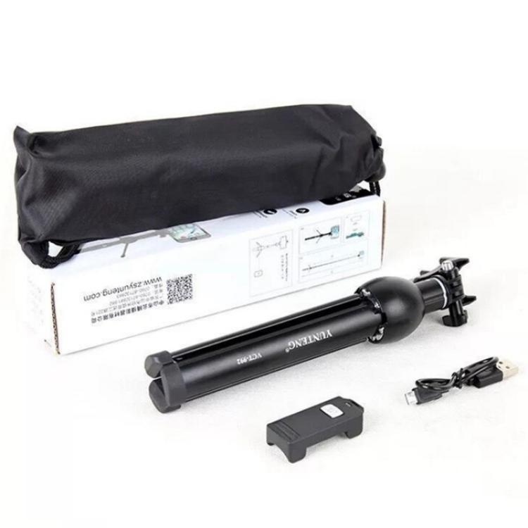YUNTENG VCT-992 Extendable Aluminum Alloy Selfie Stick Integrated Tabletop Tripod with Remote Con...
