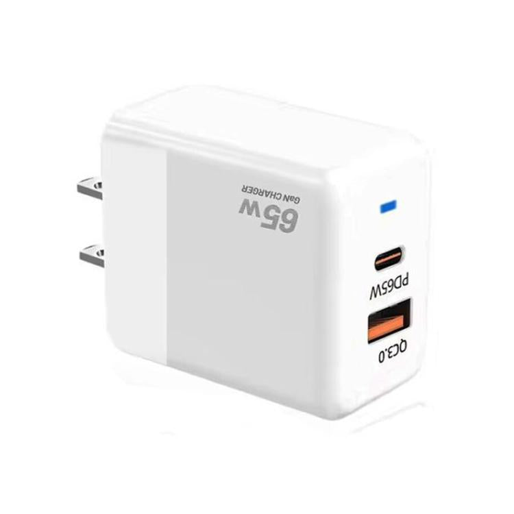 GaN PD 45W + QC3.0 USB Fully Compatible Protocol Charger for MacBook，US Plug, US Plug