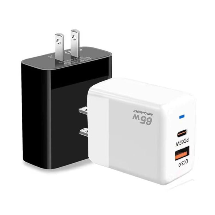 GaN PD 45W + QC3.0 USB Fully Compatible Protocol Charger for MacBook，US Plug, US Plug