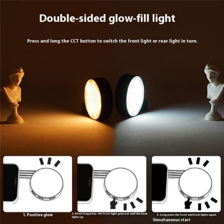 M38 Portable Photography Live MagSafe Magnetic Phone Fill Light, M38