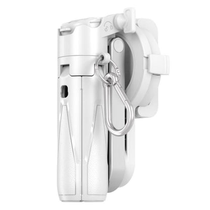 P15-C 2 In 1 Portable Magnetic Tripod Phone Holder Telescopic Selfie Stick with Keyring