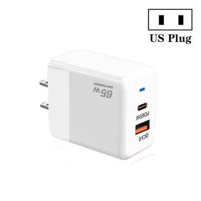 PD41 GaN PD 45W + USB Charger with Type-C to Type-C Data Cable , US Plug, UK Plug