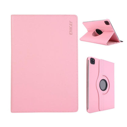 ENKAY 360 Degree Rotation Litchi Leather Smart Tablet Case���������������������������������������...