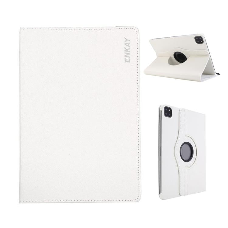 ENKAY 360 Degree Rotation Litchi Leather Smart Tablet Case���������������������������������������...