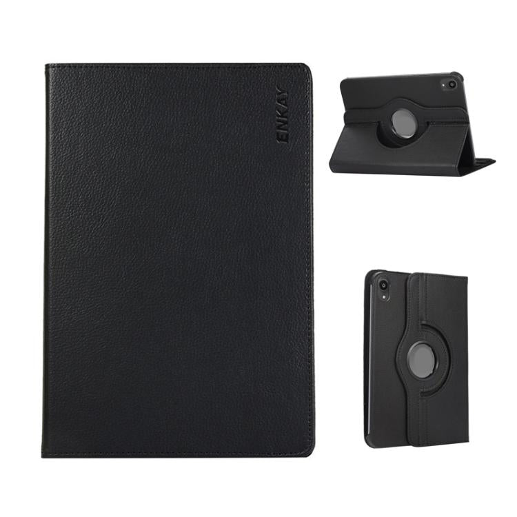 ENKAY 360 Degree Rotation Litchi Leather Smart Tablet Case���������������������������������������...