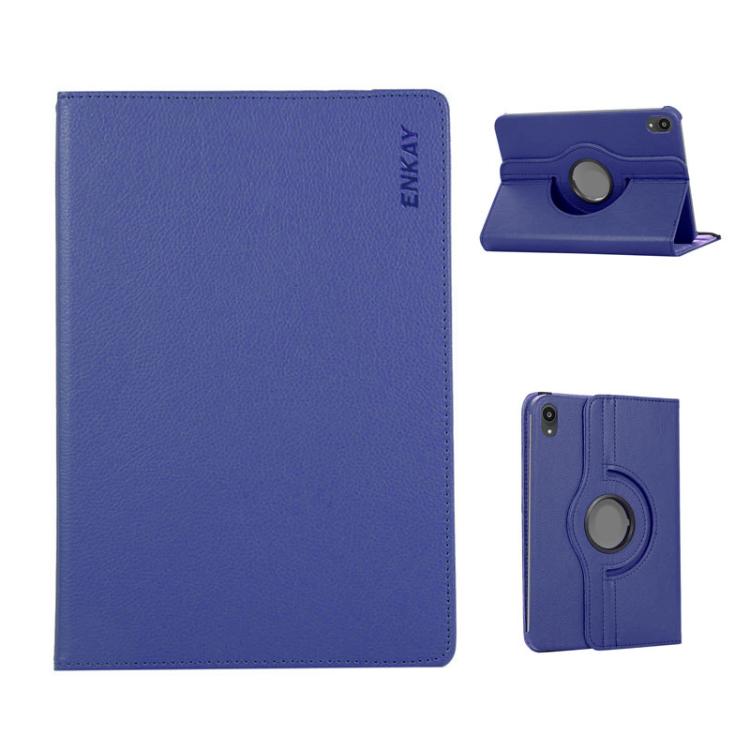 ENKAY 360 Degree Rotation Litchi Leather Smart Tablet Case���������������������������������������...