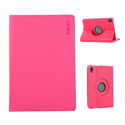 ENKAY 360 Degree Rotation Litchi Leather Smart Tablet Case���������������������������������������...