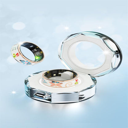 R18 SIZE 9 Smart Ring, Support Heart Rate / Blood Oxygen / Sleep / Care For Faimilies