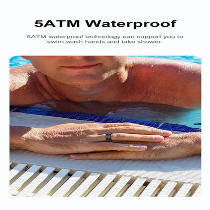 R04 SIZE 9 Smart Ring, Support Heart Rate / Blood Oxygen / Sleep Monitoring / Take Photos