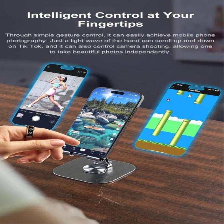 R11C SIZE 12 Smart Ring, Support Heart Rate / Blood Oxygen / Sleep Monitoring / Multiple Sport Modes