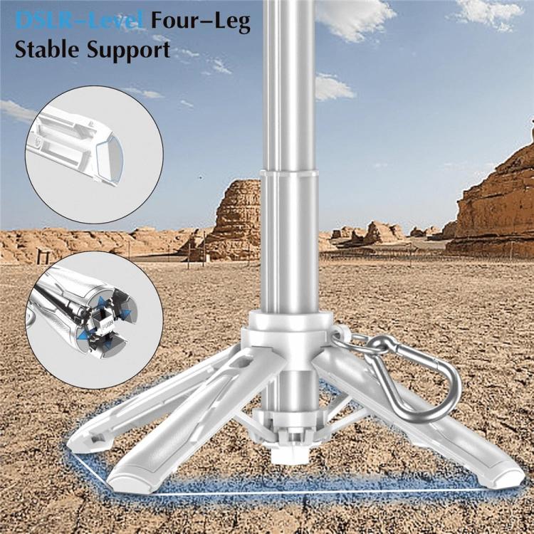 Jmary MT-18 Extendable Phone Holder Wireless Control Mini Phone Selfie Stick Tripod, MT-18 (White...