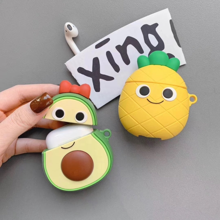 For Apple AirPods 1/2 Generation Universal Couple Avocado And Pineapple Bluetooth Headphone Prote...