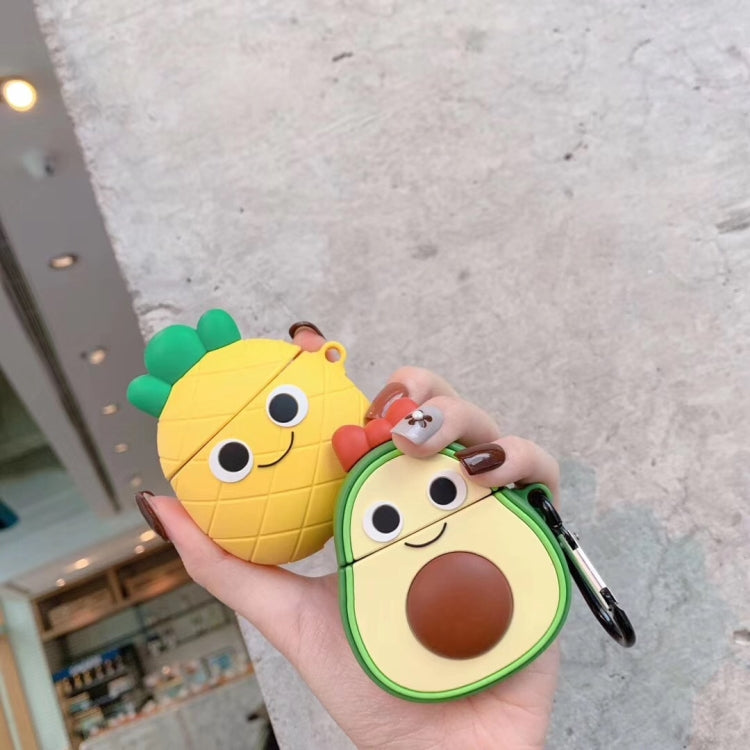 For Apple AirPods 1/2 Generation Universal Couple Avocado And Pineapple Bluetooth Headphone Prote...
