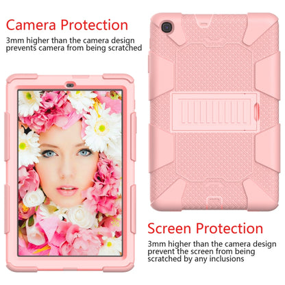 Sockproof Two-Color Silicone Protection Shell For Galaxy Tab A 10.1 (2019) / T510 ,With Holder���...