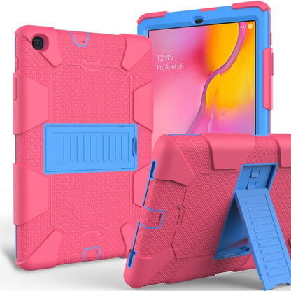 Sockproof Two-Color Silicone Protection Shell For Galaxy Tab A 10.1 (2019) / T510 ,With Holder���...